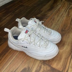 White FILA shoes
